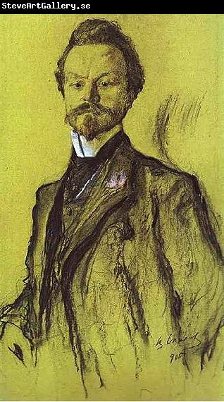 Valentin Serov Portrait of the Poet Konstantin Balmont